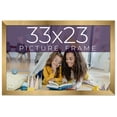 thumbnail image 1 of 33x23 Frame Gold Bronze Solid Wood Picture Frame Width 0.75 Inches | Interior Frame Depth 0.5, 1 of 8