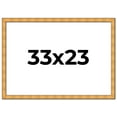 thumbnail image 1 of 33x23 Frame Gold Rustic Solid Wood Picture Frame | 1.25 Inch Wide Moulding | Rustique Gold, 1 of 8