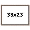 thumbnail image 1 of 33x23 Frame Golden Caramel Solid Wood Bronze Picture Frame | 1.25 Inch Moulding Width | 0.5 Inch, 1 of 8