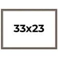 thumbnail image 1 of 33x23 Frame Silver Real Wood Picture Frame Width 1.25 Inches | Interior Frame Depth 0.5 Inches |, 1 of 8
