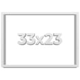 thumbnail image 1 of 33x23 Shadow Box High Gloss White Display Frame | 1.625 Inches Deep | 1 Inch Moulding Width | Solid, 1 of 4