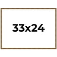 thumbnail image 1 of 33x24 Frame Gold Kingsley Distressed Solid Wood Picture Frame Width 0.75 Inches | Interior Frame, 1 of 8