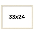 thumbnail image 1 of 33x24 Frame White Real Wood Picture Frame Width 1.75 inches | Interior Frame Depth 0.5 inches |, 1 of 8