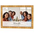 thumbnail image 1 of 33x25 Frame Gold Bamboo Solid Wood Picture Frame | 1 Inch Moulding Width | Interior Frame Depth, 1 of 8