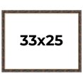 thumbnail image 1 of 33x25 Frame Gold Real Wood Picture Frame Width 1.5 inches | Interior Frame Depth 0.5 inches |, 1 of 8