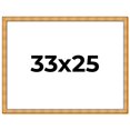 thumbnail image 1 of 33x25 Frame Gold Rustic Solid Wood Picture Frame | 1.25 Inch Wide Moulding | Rustique Gold, 1 of 8