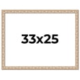 thumbnail image 1 of 33x25 Frame White Real Wood Picture Frame Width 1.5 inches | Interior Frame Depth 0.5 inches |, 1 of 8
