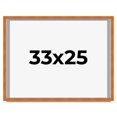 thumbnail image 1 of 33x25 Shadow Box Frame Brown | 0.875 Inches Deep Real Wood Contemporary Shadowbox Display Frame |, 1 of 6