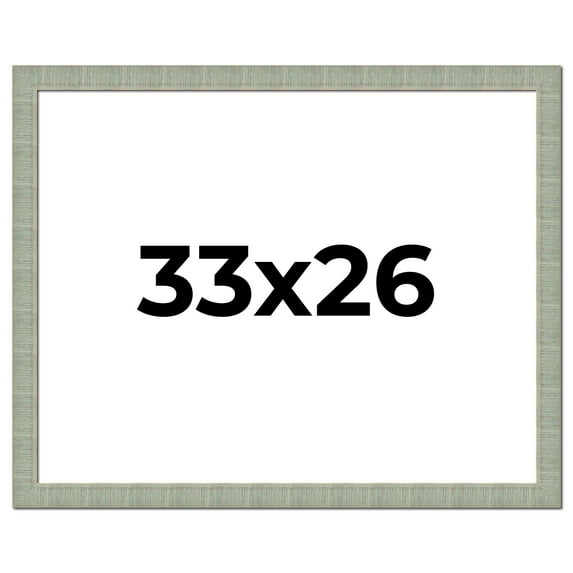 33x26 Frame Green Desert Pear Solid Wood Picture Frame | 1.625 Inch Moulding Width | Interior Frame
