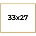 thumbnail image 1 of 33x27 Frame Beaded Gold Solid Wood Picture Frame | 0.75 Inches Moulding Width | Liscio Oro, 1 of 8