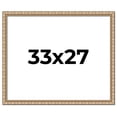 thumbnail image 1 of 33x27 Frame Silver Real Wood Picture Frame Width 1.5 inches | Interior Frame Depth 0.5 inches |, 1 of 8