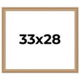 thumbnail image 1 of 33x28 Frame Charleston Honey Brown Solid Wood Picture Frame Width 1.75 Inches | Interior Depth 0.5, 1 of 8