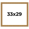 thumbnail image 1 of 33x29 Frame Gold Ornate Solid Wood Picture Frame | 2 Inch Moulding Width | Firman Traditional Photo, 1 of 8