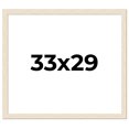 thumbnail image 1 of 33x29 Frame White Real Wood Picture Frame Width 1.5 inches | Interior Frame Depth 0.5 inches | Barn, 1 of 8