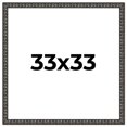 thumbnail image 1 of 33x33 Frame Black-Brown Medieval Solid Wood Picture Frame | 1.5 Inch Moulding Width | Gotham, 1 of 8
