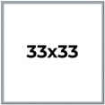 thumbnail image 1 of 33x33 Frame Blue Scuffed Farm Board Solid Wood Picture Frame Width 0.75 Inches | Interior Depth 0.5, 1 of 8