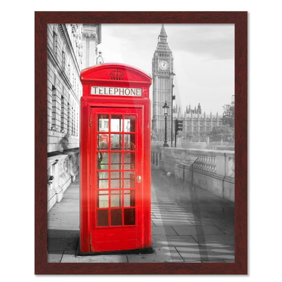 33x35 Frame Brown Picture Frame - Complete Modern Photo Frame Includes UV Acrylic Shatter Guard Front, Acid Free