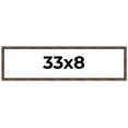 thumbnail image 1 of 33x8 Frame Brown Bamboo with Dark Coffee/Walnut Finish | Solid Wood Picture Frame Width 0.75 Inches, 1 of 8