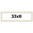 thumbnail image 1 of 33x8 Frame White Real Wood Picture Frame Width 1.5 inches | Interior Frame Depth 0.5 inches | Barn, 1 of 8