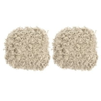 33yds Fluffy Yarn, 2 Skeins Fuzzy Yarn  Faux Fur Yarn Crochet Soft Plush Fur Eyelash for Crocheting Knit, Apricot