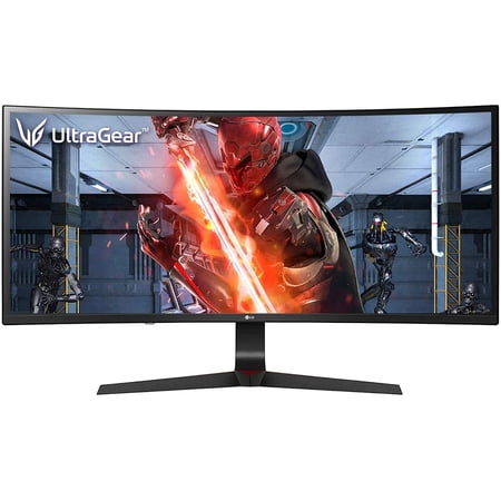 LG 34GL750-B 34 Inch 21: 9 Ultragear Curved (2560 X 1080) IPS 144Hz G-SYNC Compatible Gaming Monitor