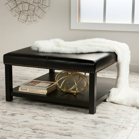 34.25 - inch Wide Ottoman | Versatile for Storage and Foot - Placement at Home