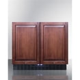thumbnail image 1 of 34.25 x 35.5 x 24.25 in. Frost-Free Side-By-Side Undercounter Refrigerator-Freezer, Black Cabinet, 1 of 1