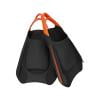 34-37 size Short Silicone Swim Fins for Enhanced Leg Strength and Professional Training Efficiency Flexible Silicone Snorkeling Flippers Freediving Equipment Gear Orange