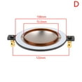 34.444.451.372.274.5mm Core Tweeter Voice Coil Film Speaker Repair Diy