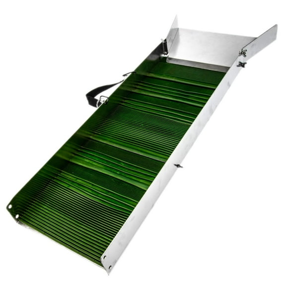 34.5" Aluminum Sluice Box with Rubber Matting