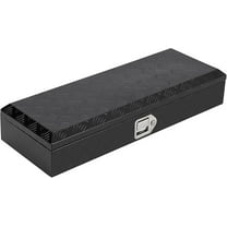 34.5 Inch Aluminum Truck Tool Box for Pickup Truck Bed RV Toolbox, Heavy Duty Tool Storage Box, Waterproof Storage Organizer Chest with Handle and Lock, 34.5"X13"X6.5"