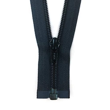 34" #5C Open Nylon Black Zipper