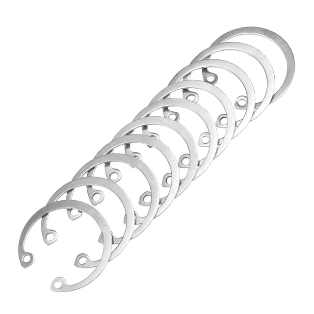 Stainless Snap Rings 34.5mm External Circlips Retaining Snap Rings 304 Stainless Steel 10pcs ...