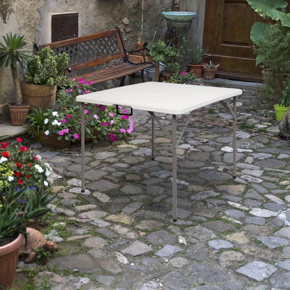 34" Blow Molding Foldable Square Table