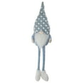 thumbnail image 1 of 34" Blue and White Sitting Spring Gnome Figure with a Polka Dot Hat and Legs, 1 of 3