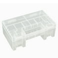 34Capacity Battery Storage Box Clear PP Plastic Batteries Carrying