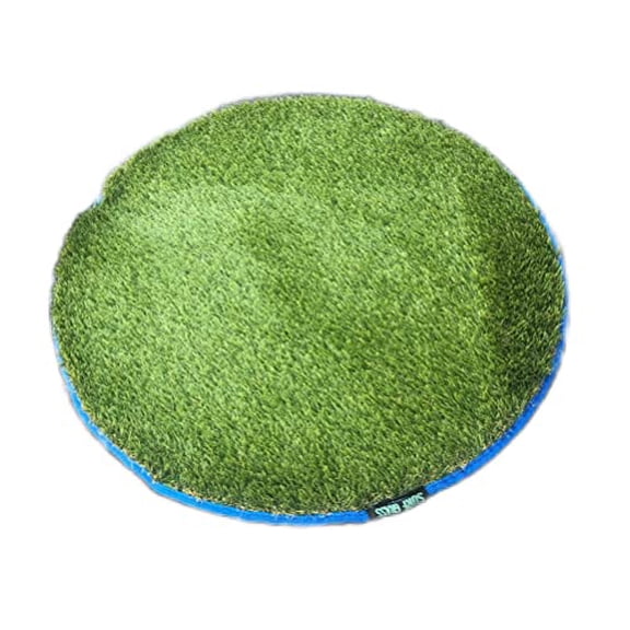 34" Circle - The Original Surf Grass Mat - Made in the USA - Surfer Grass Change Mat - Roll Up Turf for Beach, Snow, Camping, Changing & More!