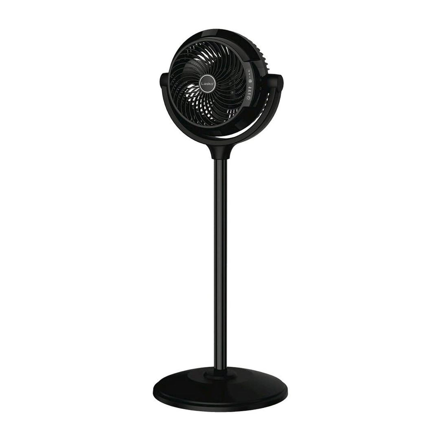 34" Compact Power Pedestal Fan with Remote, 3 Speeds