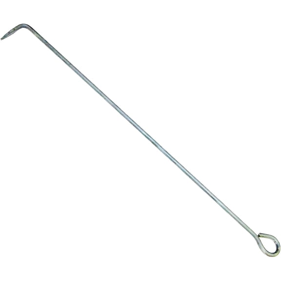 34" Fire Poker - Ohio Flame - Heavy Duty - Forged Stainless Steel (Made in USA)