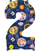 34" Giant Number 2 Paw Patrol Print Foil Balloon