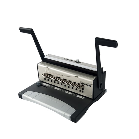 34 Hole Binding Machine Square Hole/round Hole S303/SY303 Punching Machine 3:1 Double Coil Binding Machine ,Easy to Use
