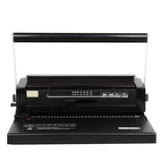 34-Hole Metal Ring Binding Machine Contract Bidding Document Punching And Binding Machine Metal Ring Double Wire Coil Punch ,Easy to Use