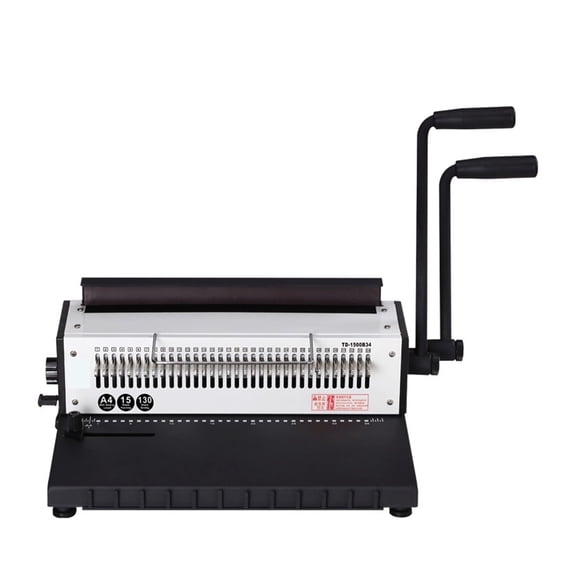 34 Holes Double Wire-O Punching Binding Machine A3A4 For Books Puncher Binder, For Office, School,Business ,Easy to Use