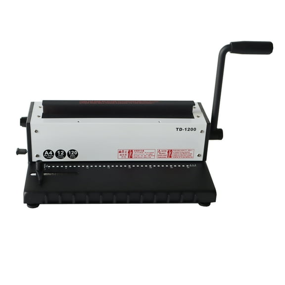 34 Holes Manual Wire Coil Binder Puncher Metal Spiral Coil Punch Binding Machine