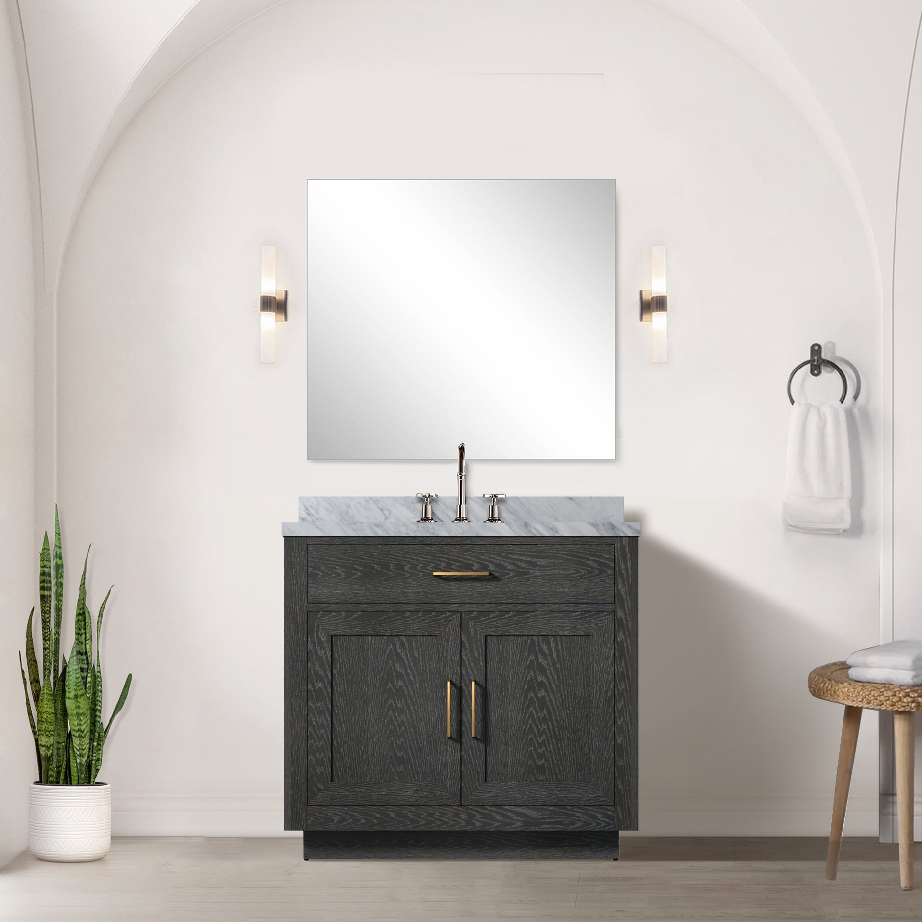 34 Inch Bathroom Vanity