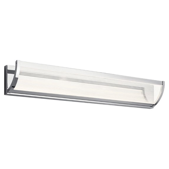 34 Inch 28W 1 Led Linear Bath Vanity-Chrome Finish Elan Lighting 85051Ch
