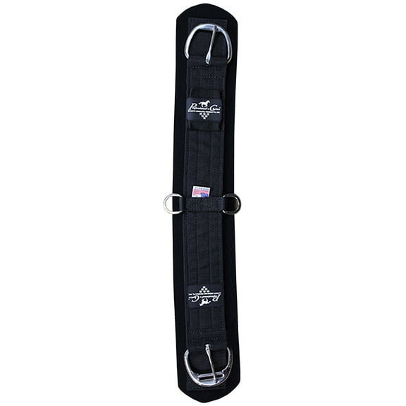 34 Inch Black Professional Choice Smx Western Horse Cinch Ss Roller Buckle