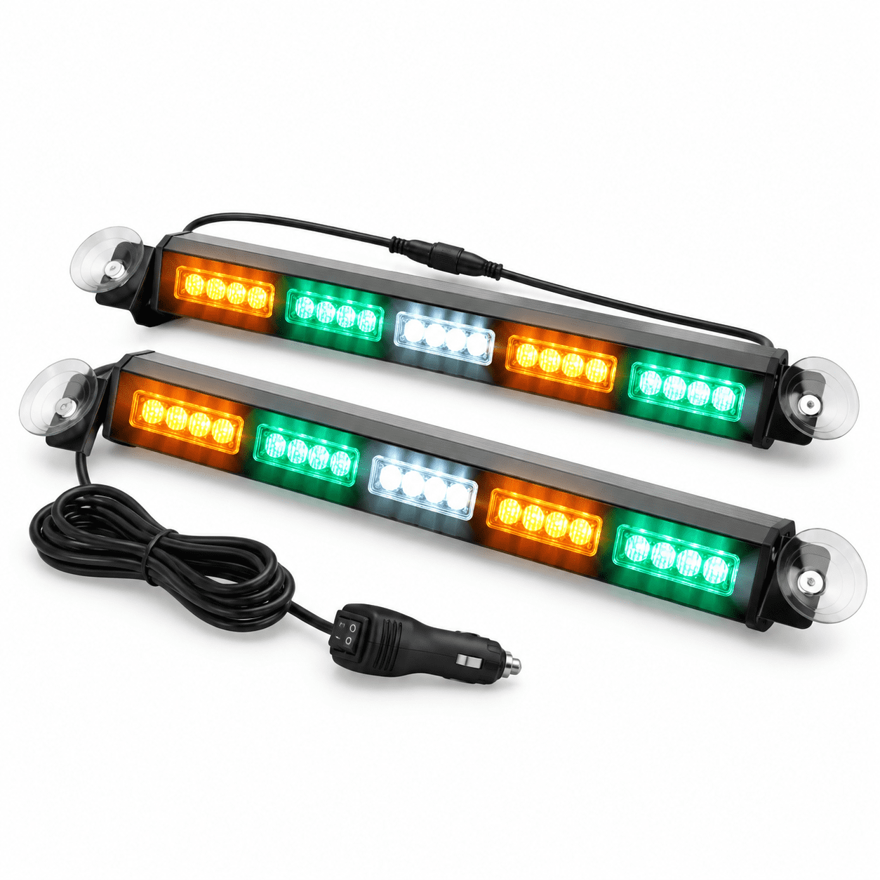 34 Inch Visor Strobe Lights 40 Led Warning Interior - Walmart.com