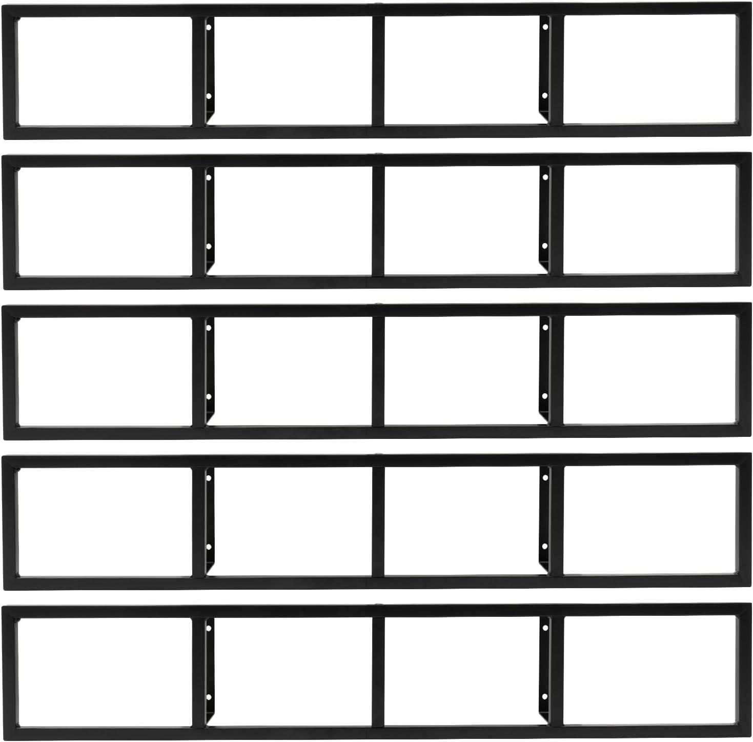 34 Inch Wall Mount Floating Shelves, 5Pcs Media Video Game Storage ...