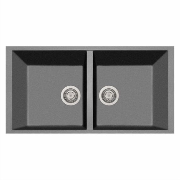 34'' L x 18'' W Double Basin Undermount Kitchen Sink
